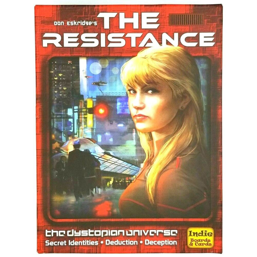 THE RESISTANCE Card Game of Secret Identities Deduction Deceit 5-10 Players NEW